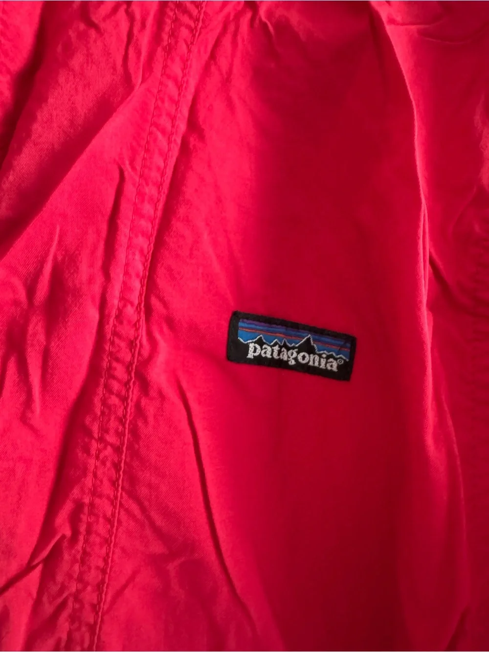 Vintage Patagonia Red Hooded Pullover Jacket